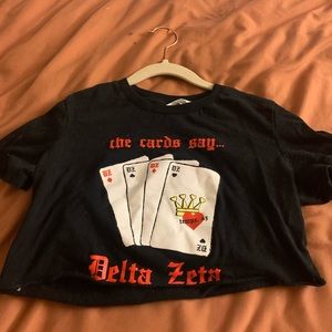 Delta Zeta sorority tarot card top